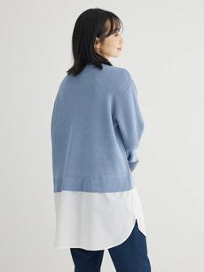 ニットドッキングチュニック